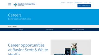 Careers - Baylor Scott & White Health
