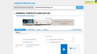 webmail.firescotland.gov.uk at Website Informer. Outlook. Visit ...