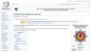Scottish Fire and Rescue Service - Wikipedia