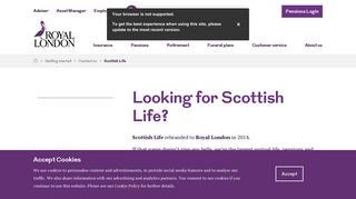 Looking for Scottish Life? - Royal London