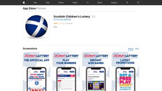 Scottish Children's Lottery on the App Store - iTunes - Apple
