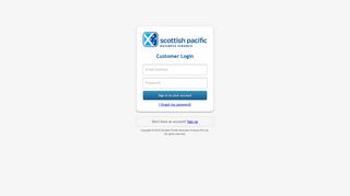 Scottish Pacific Business Finance Pty Ltd.: Customer Login