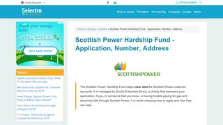 Scottish Power Hardship Fund - Application, Number, Address | Selectra