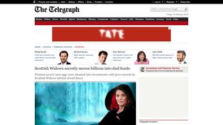 Scottish Widows secretly moves billions into dud funds - Telegraph