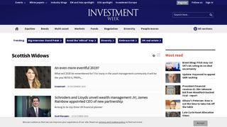 The latest scottish-widows news for investment advisers and wealth ...