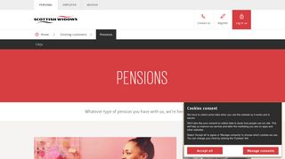 Scottish Widows | Existing customers | Pensions
