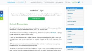 Scottrade Login - Brokerage Reviews