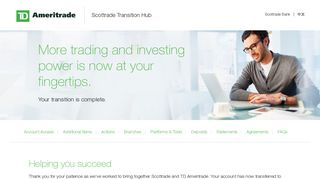 Scottrade to TD Ameritrade Transition | TD Ameritrade