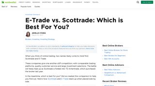 E-Trade vs. Scottrade: Which is Best for You? - NerdWallet