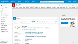 Scout RFP | Crunchbase