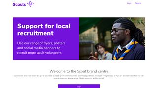 Scout brand centre