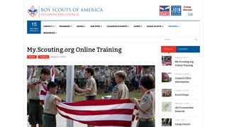 My.Scouting.org Online Training | Boy Scouts of America