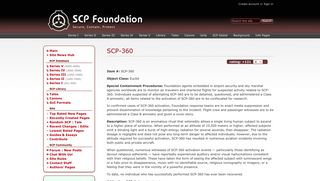 SCP-360 - SCP Foundation