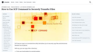 How to Use SCP Command to Securely Transfer Files | Linuxize