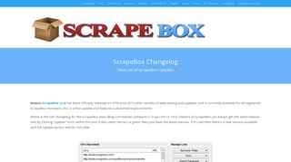 ScrapeBox Changelog - ScrapeBox