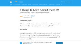3 Things To Know About Scratch 3.0 – The Scratch Team Blog – Medium
