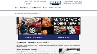 Scratch and Dent Repair Jacksonville, FL | Hanania Collision Center