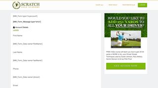 My Account - Scratch Golf Academy - #1 Premier Online Golf Instruction