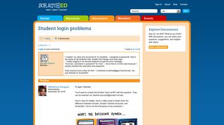 Student login problems | ScratchEd