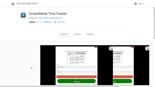 ScreenMeter Time Tracker - Google Chrome