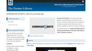 Screencast-O-Matic - Screencast-O-Matic: How to Log in ... - LibGuides