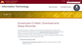 Screencast-O-Matic: Download and Setup Recorder | <span class=