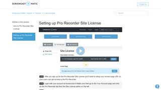 Setting up Pro Recorder Site License – Screencast-O-Matic / Support