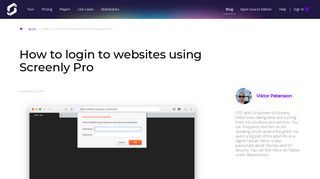 Screenly - How to login to websites using Screenly Pro