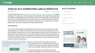 Kidslox as a Screentime Labs alternative - Parental control app ...