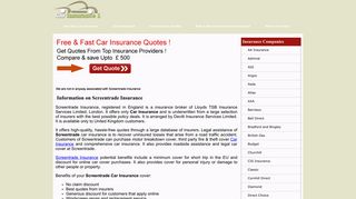 Screentrade Insurance Upto 35% No Caims Discount ... - Car Insurance