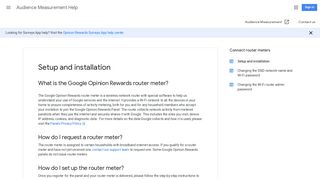 Setup and installation - Audience Measurement Help - Google Support
