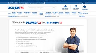 Welcome to Screwfix.com | Sign in to Plumbfix & Electricfix | Screwfix ...