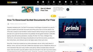 How To Download Scribd Documents For Free - TechJunkie