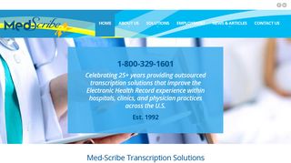 Medical Transcription Solutions from Med-Scribe