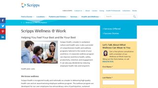 Scripps Wellness @ Work - Scripps Health