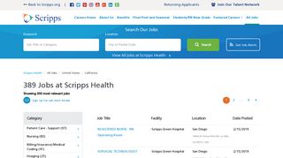 Jobs at Scripps Health - Scripps Health Careers