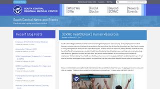 SCRMC HealthBreak | Human Resources | South Central Regional ...