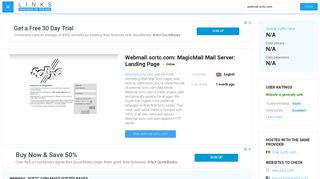 Visit Webmail.scrtc.com - MagicMail Mail Server: Landing Page.