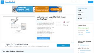 Visit Mail.scrtc.com - MagicMail Mail Server: Landing Page.