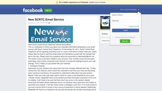 New SCRTC Email Service | Facebook