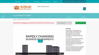 Scrum Master Certified - Scrum School - Welcome