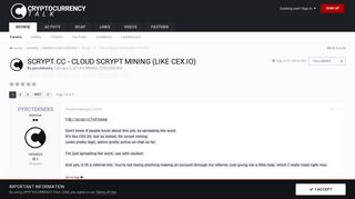 Scrypt.CC - Cloud Scrypt Mining (like CEX.IO) - MINING DISCUSSIONS ...