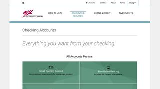 Checking Accounts | South Carolina State Credit Union