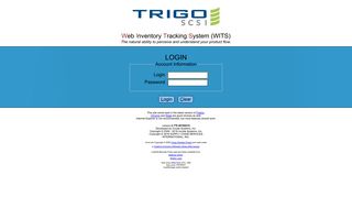 Login / WITS / TRIGO-SCSI