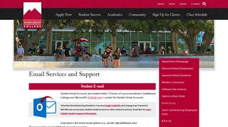 Email Services and Support | Saddleback College