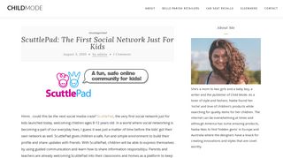 ScuttlePad: The First Social Network Just For Kids – Child Mode