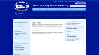 My Home | Suffolk County Water Authority