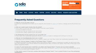 FAQ - SDA Queensland - Frequent Values