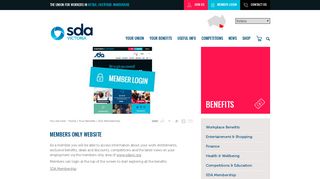 Members Only Website | SDA Victoria - Union for Workers in Retail ...