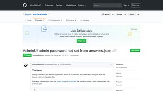 AdminUI admin password not set from answers.json · Issue #9 · joyent ...